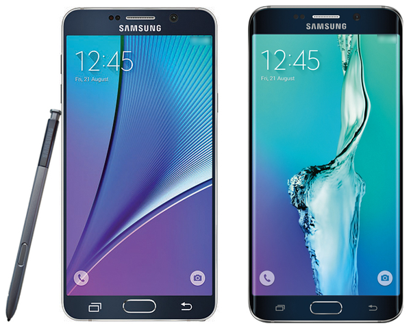 หลุดภาพและข้อมูล Galaxy Note 5 และหลุดภาพ Galaxy S6 edge+